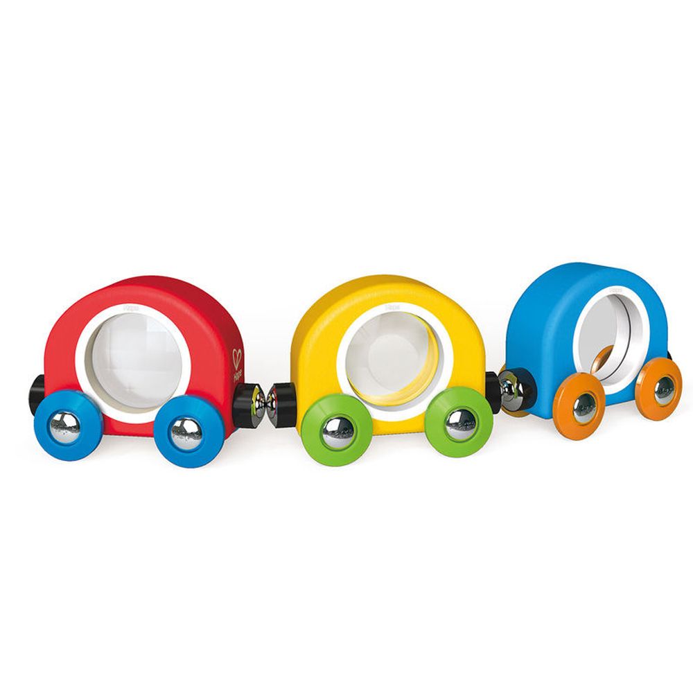 Hape, Бебешко дървено влакче с прозорчета