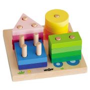 Низанка Форми и цветове - къщичка и слънце