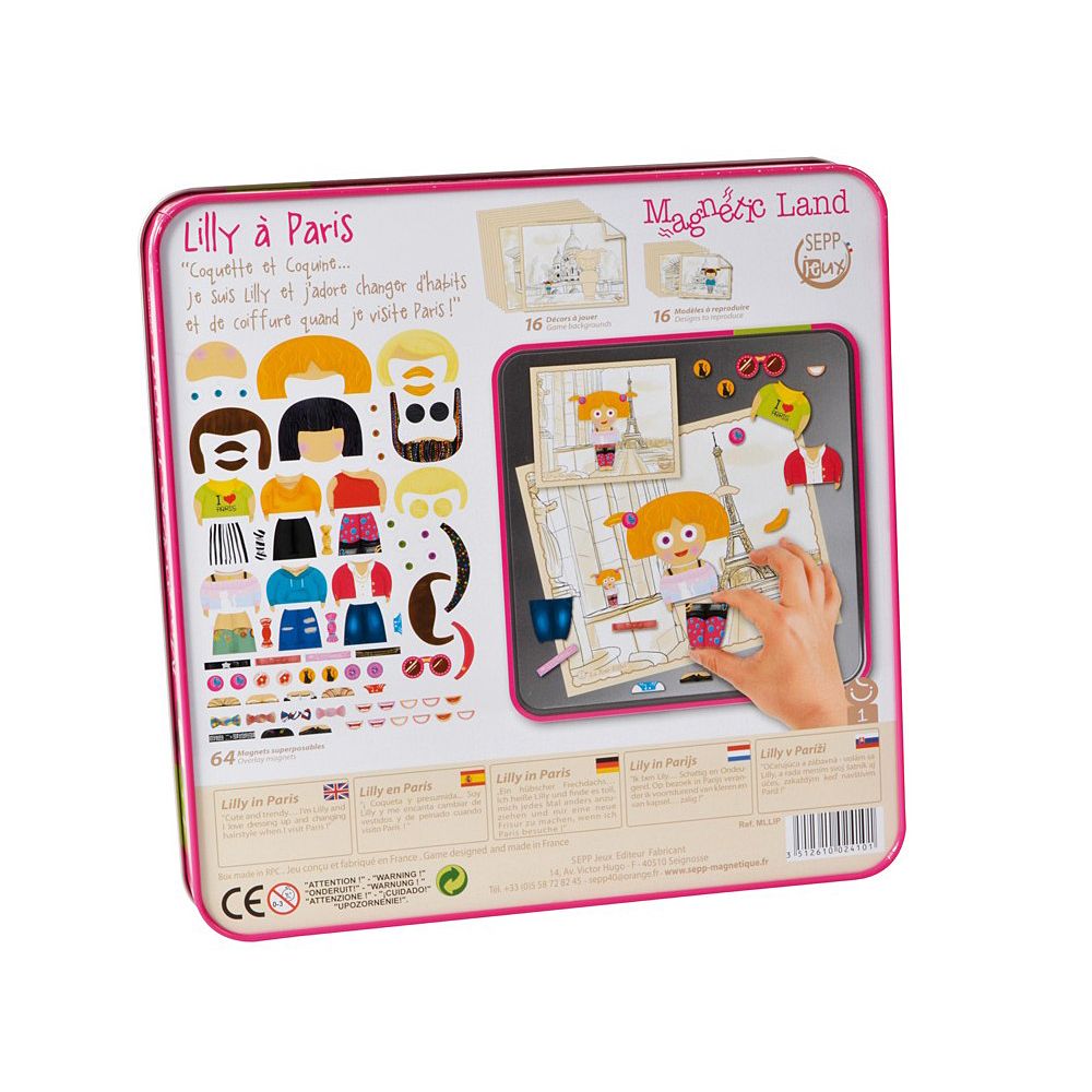 Магнитна игра, Облечи Лили в Париж