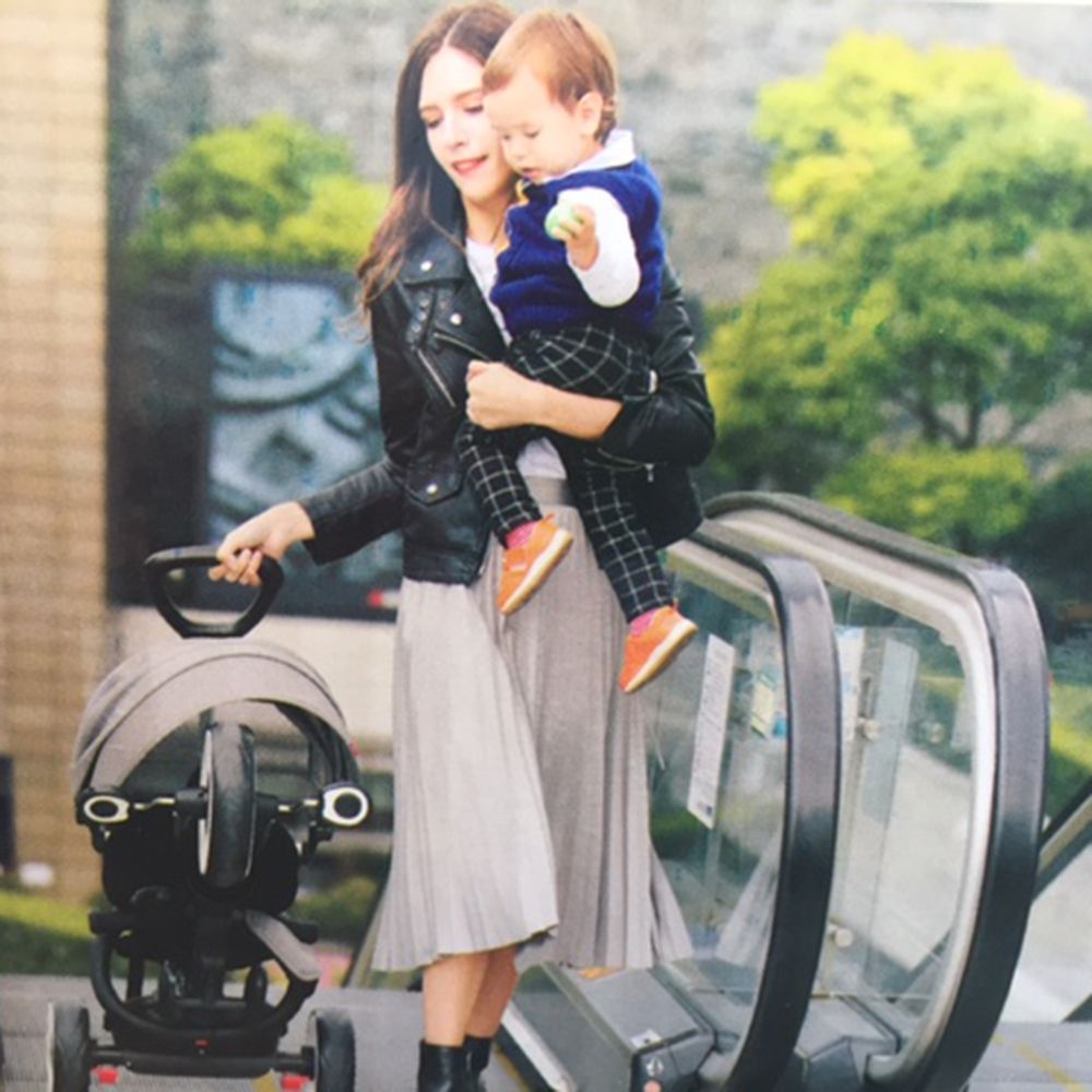 Сгъваема Триколка Rito Deluxe 3 в 1, синя