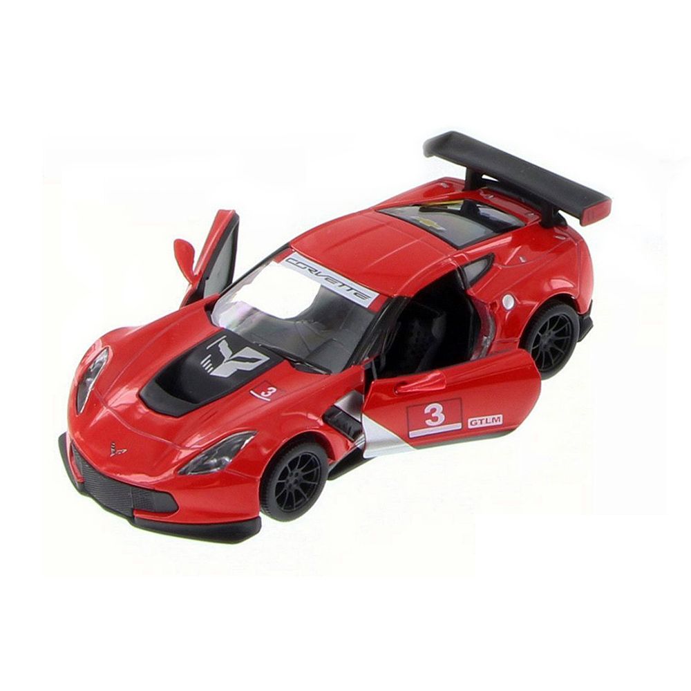 KiNSMART, Метална кола, Corvette C7.R, червен