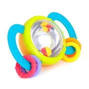 Бебешка дрънкалка и гризалка, с цветни топчета и халки