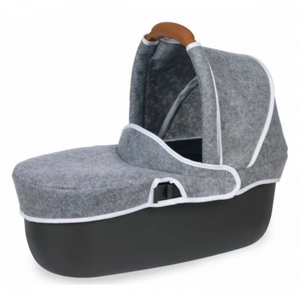 Количка за кукли, 3 в 1, сива