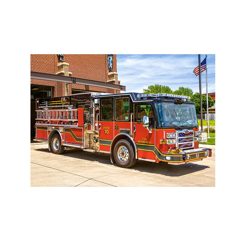 Пожарна кола, пъзел 180 части