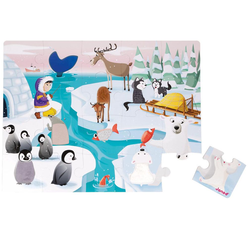 Janod, Детски пъзел, На заледения континент