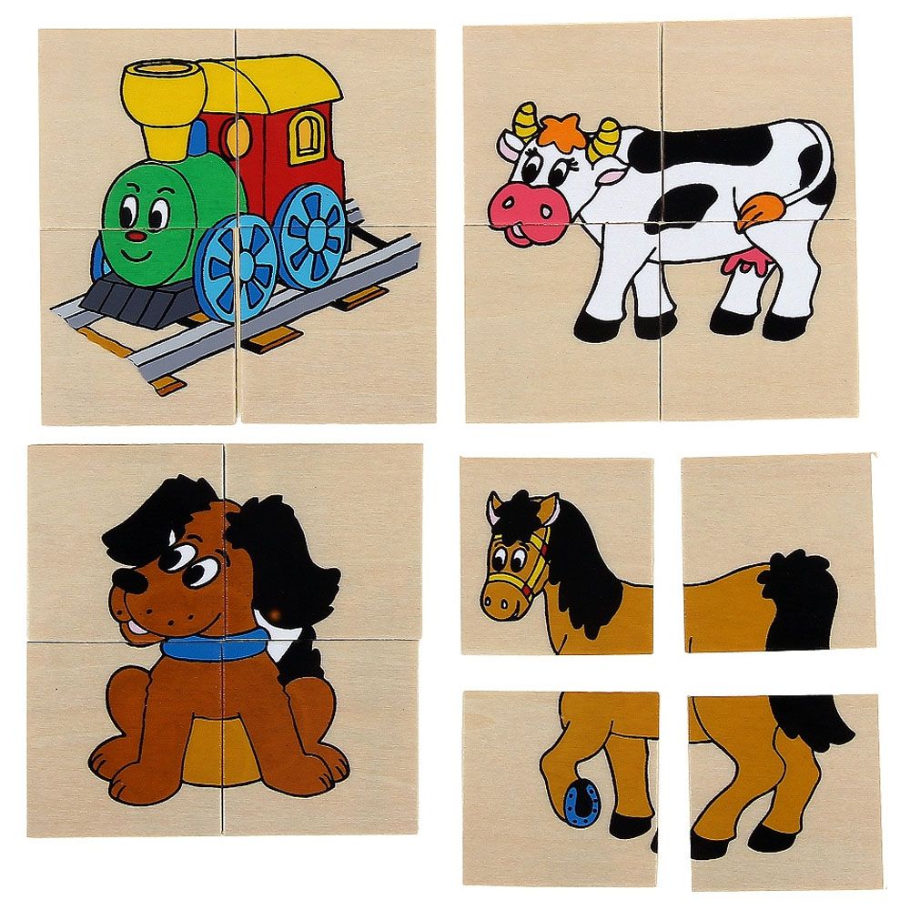 Woodyland, Мини пъзел, Веселото влакче
