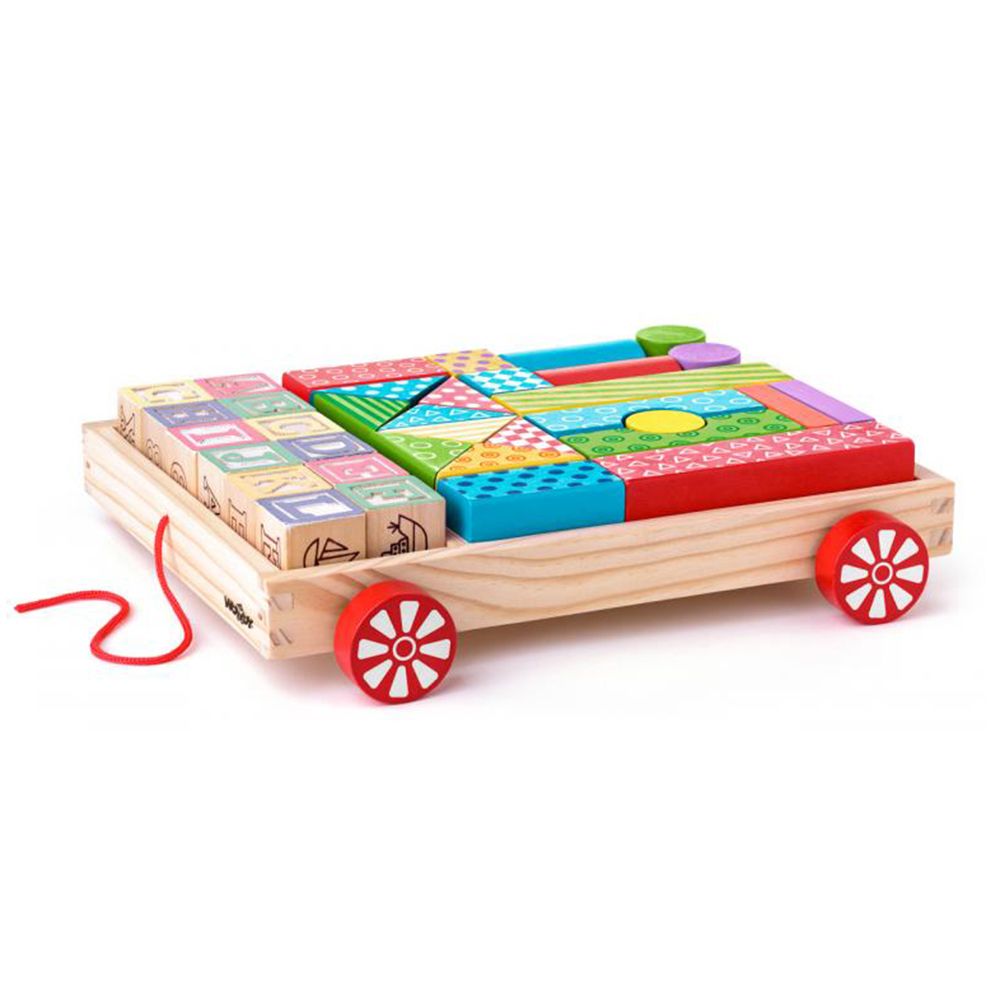 Woodyland, Дървен конструктор с количка