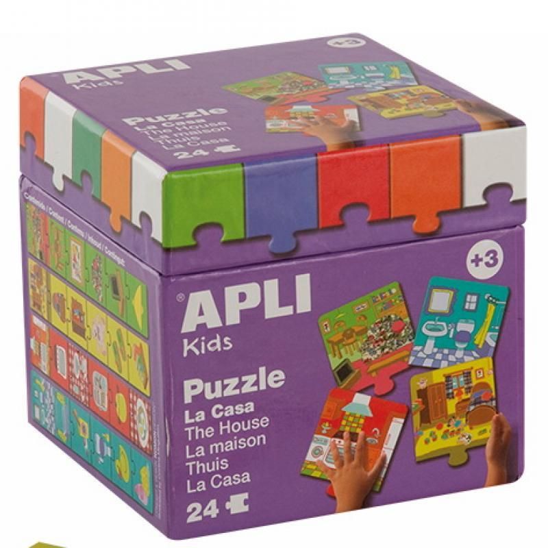 Apli kids, Детски образователен пъзел, Предметите в къщи