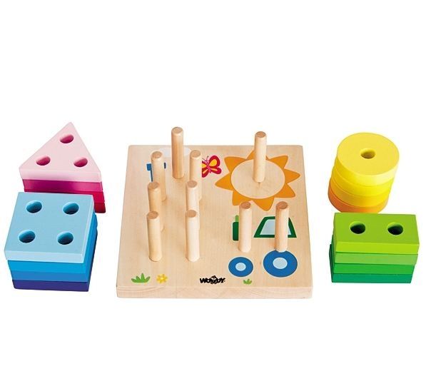 Низанка Форми и цветове - къщичка и слънце