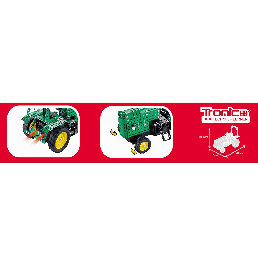Метален конструктор, Трактор с РК, Bautz 240