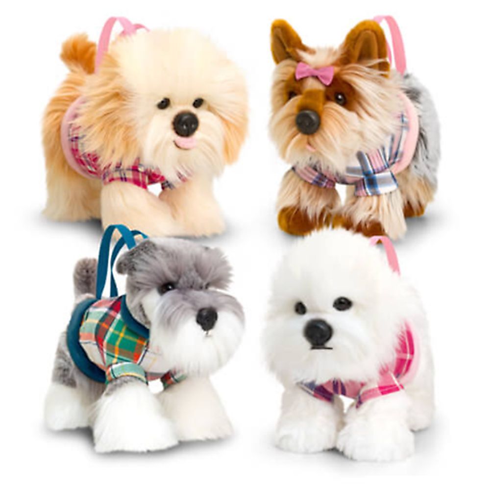 Плюшена играчка, Куче-чантичка, Йорки, 30 см