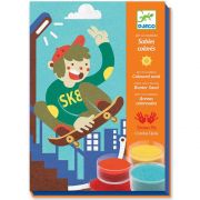 Творчески комплект за рисуване с цветен пясък, Спорт