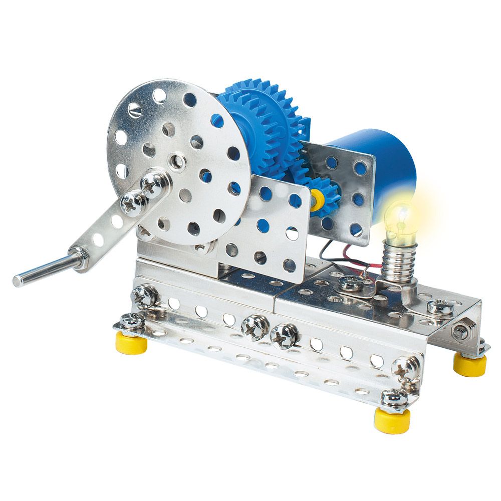 Метален конструктор, Устройства със зъбни колела - 6 модела, 250 части
