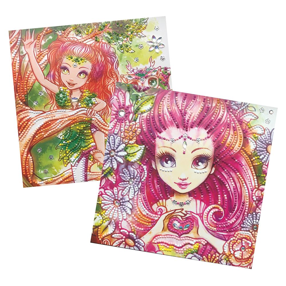 Kартини с блестящи камъни, Хазелия и Петулия