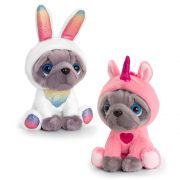 Мопс с костюм, 14 см, асортимент