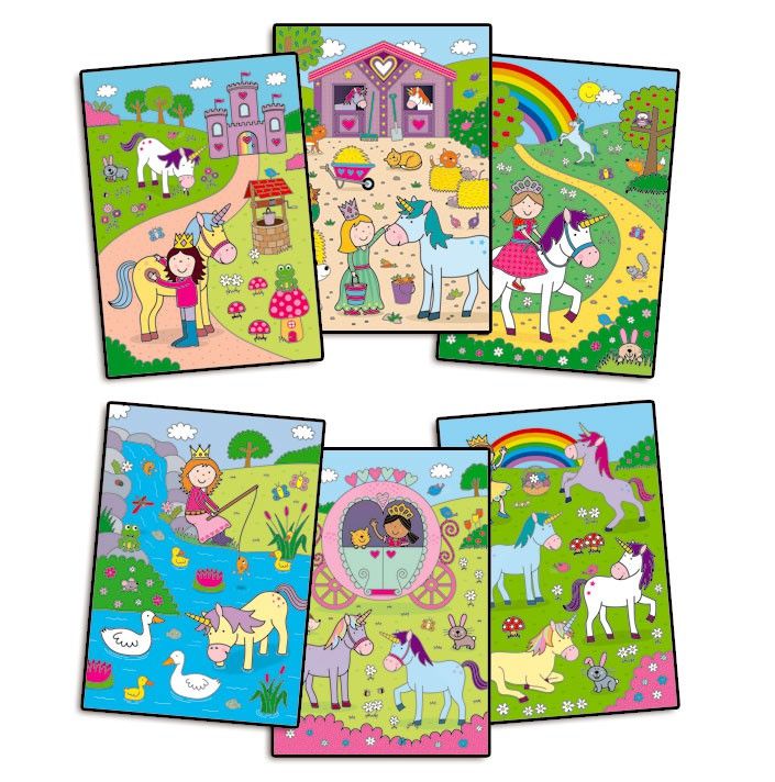 Рисувай с вода, Еднорози