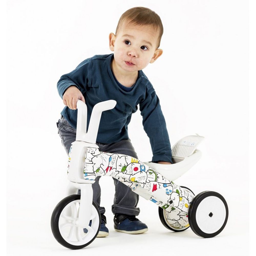 Колело за балансиране 2 в 1, Bunzi  FAD 5, Артистик, Котешки муцунки