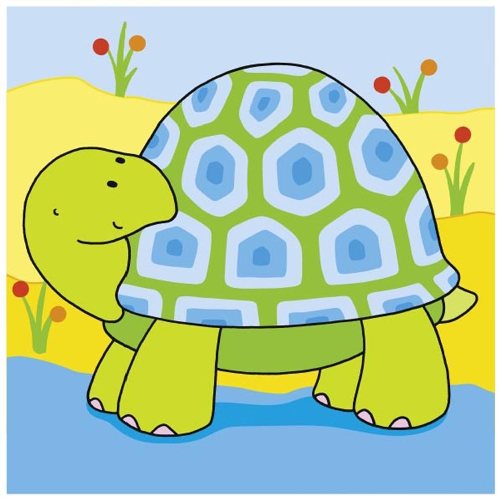 Дървени кубчета, Животни, 4 бр.