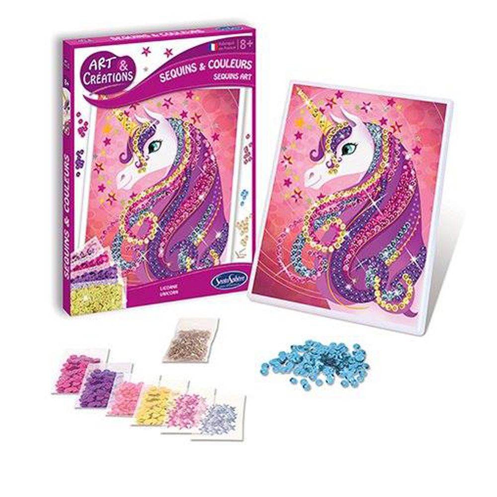 SentoSphere, Изкуство с пайети, Еднорог