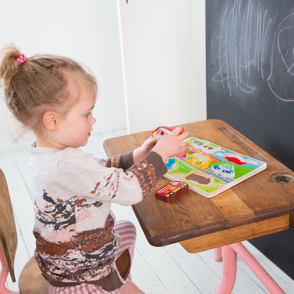 Дървен пъзел, Превозни средства, 7 елемента