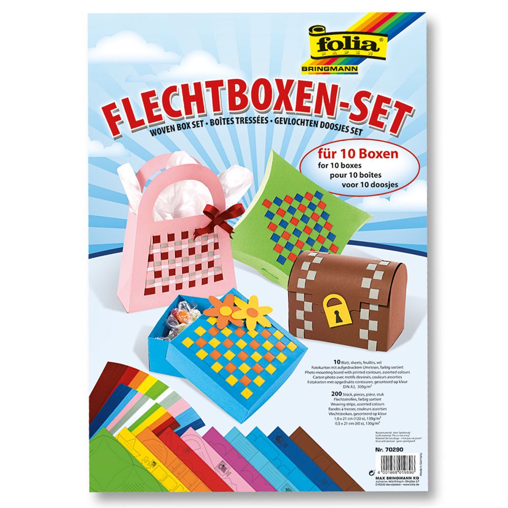 Folia Bringmann, Комплект за тъкане с хартиени ленти