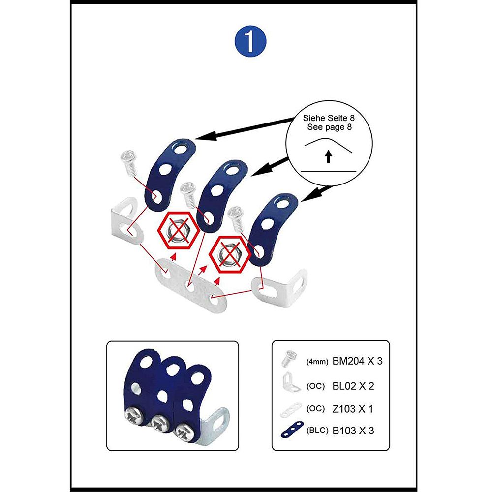 Метален конструктор, Micro, Трактор New Holand