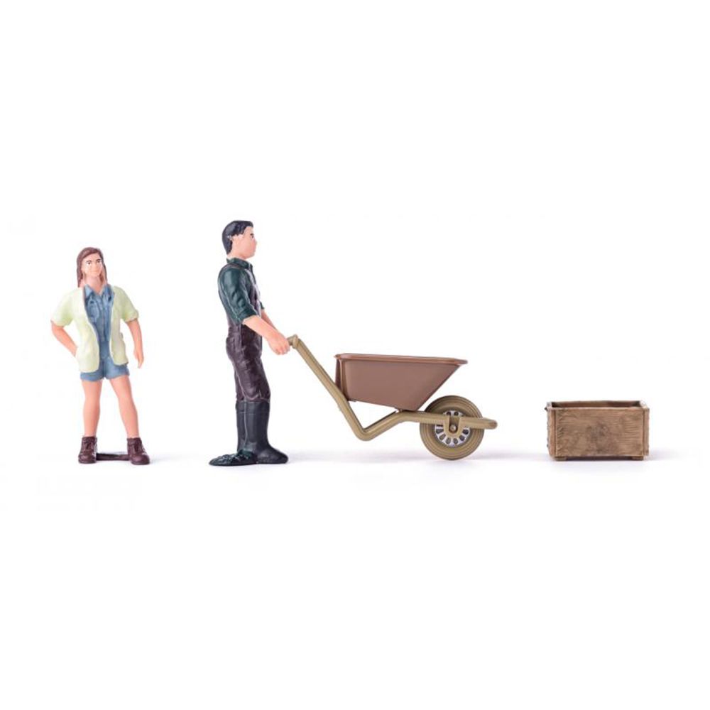 Дървена ферма с животни и трактор SIKU, Романо