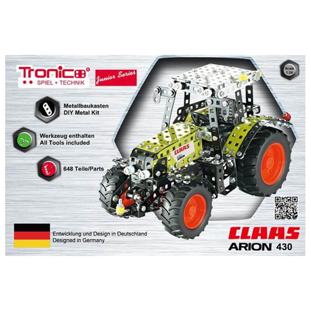 Junior Serie, Метален конструктор, Трактор CLASS ARION, Tronico