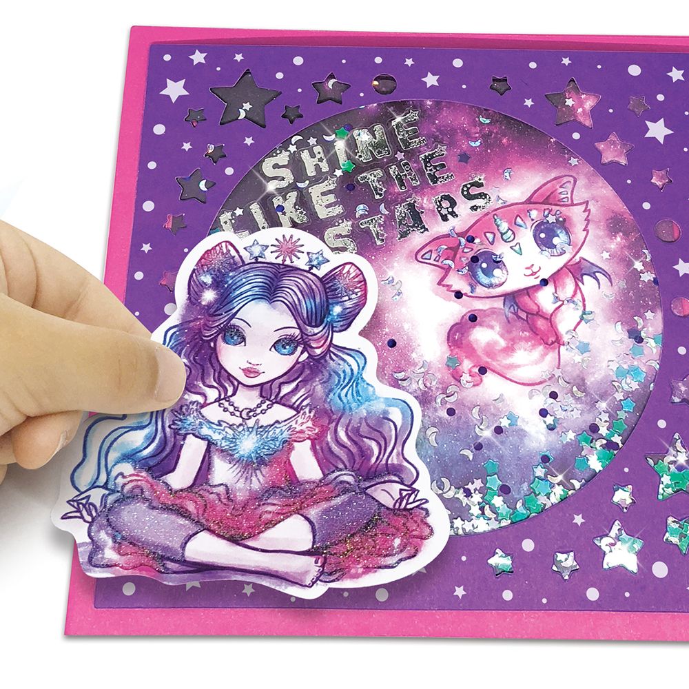 Комплект за изработка на блестящи картички, Небулия