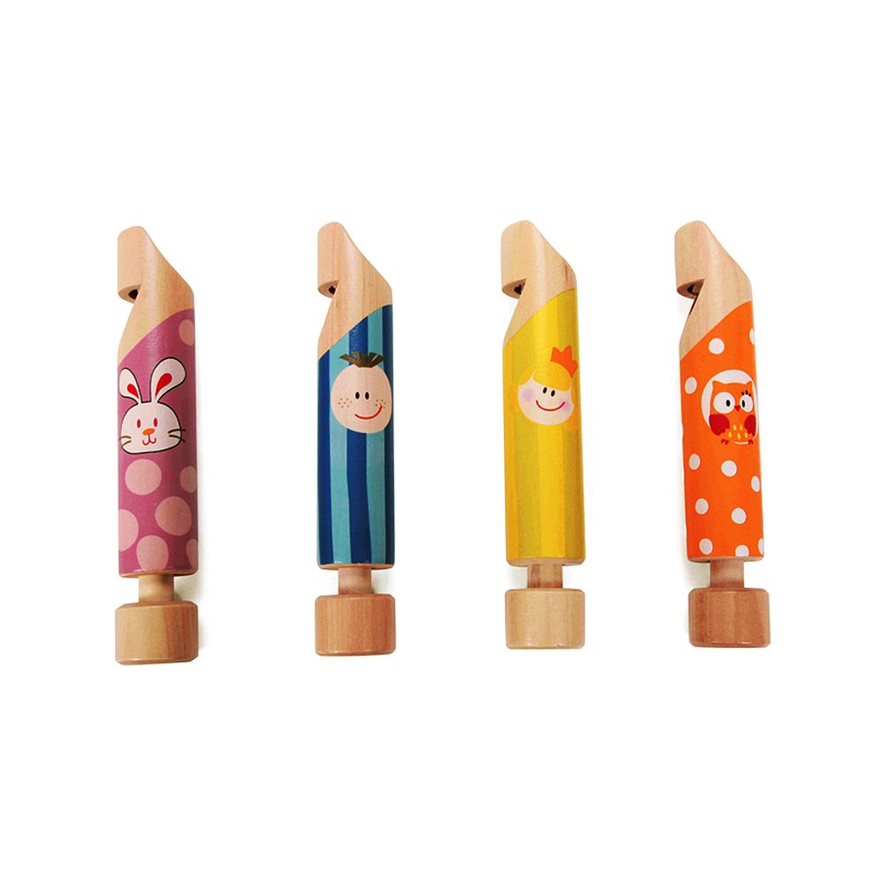 Дървена свирка, жълта