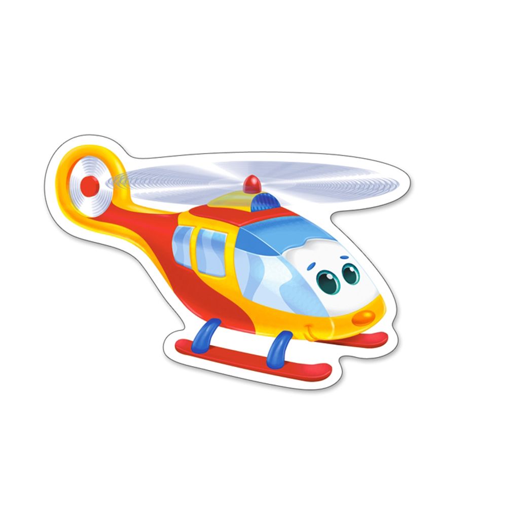 Забавни самолетчета, пъзел с 3, 4, 6 и 9 елемента