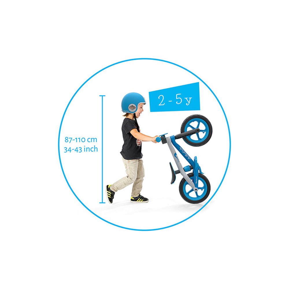 BMXie 02, колело за баланс, синьо