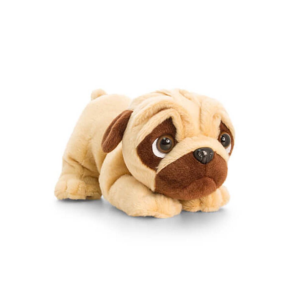 Keel Toys, Плюшено куче, Мопс легнал,18 см