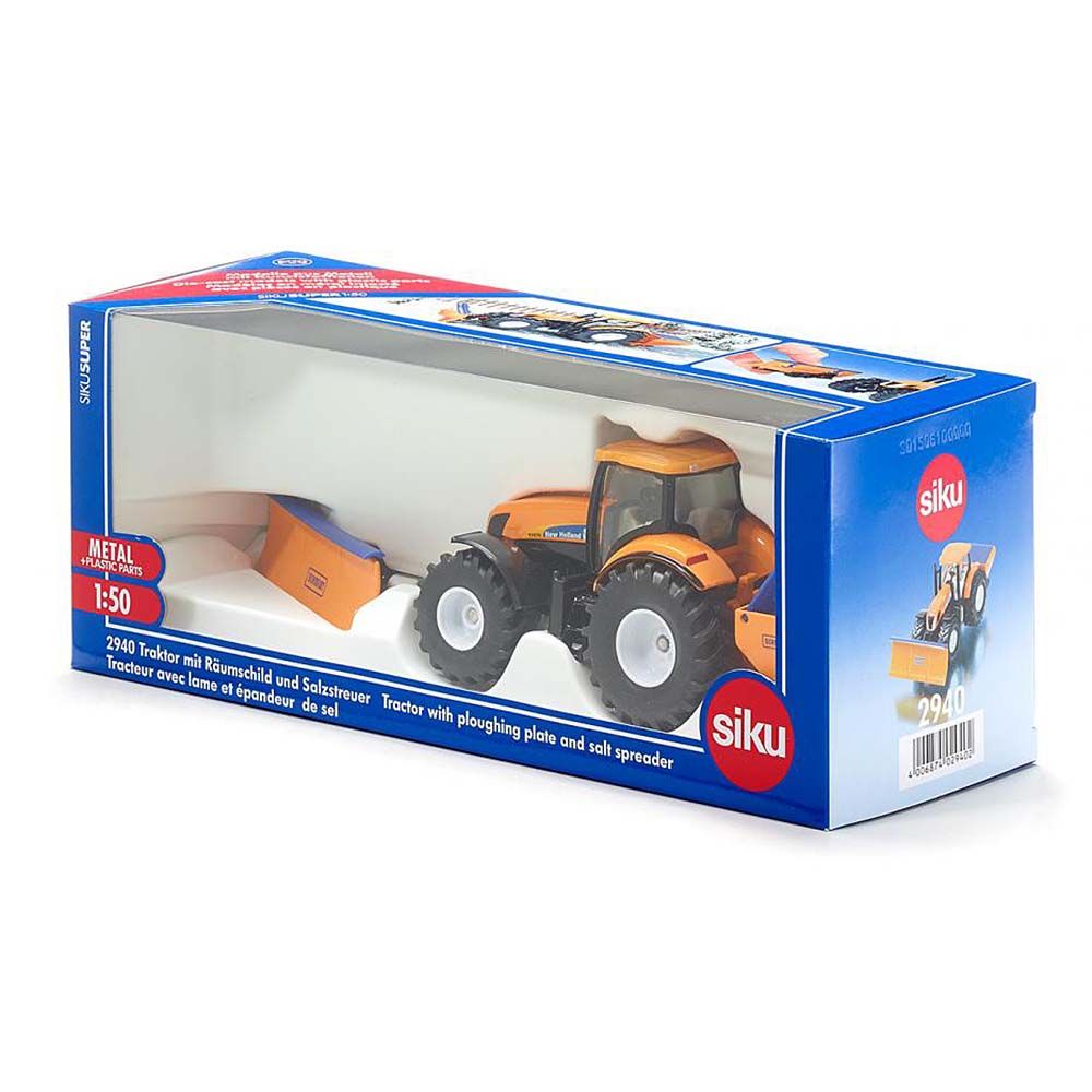 Трактор New Holland снегорин с разпръсквачка за сол