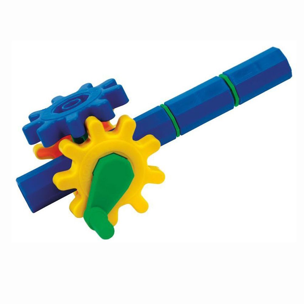 Пластмасов конструктор Колело, със зъбни колела, 18 части