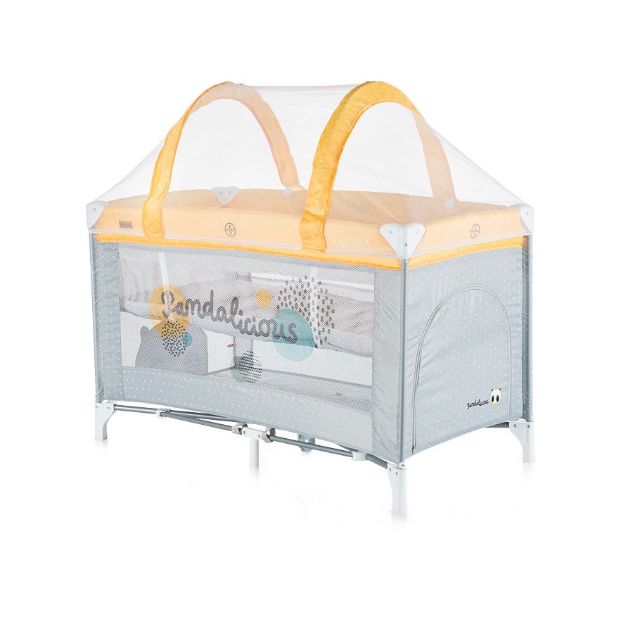 Детска кошара за спане и игра Ариел, , жълта