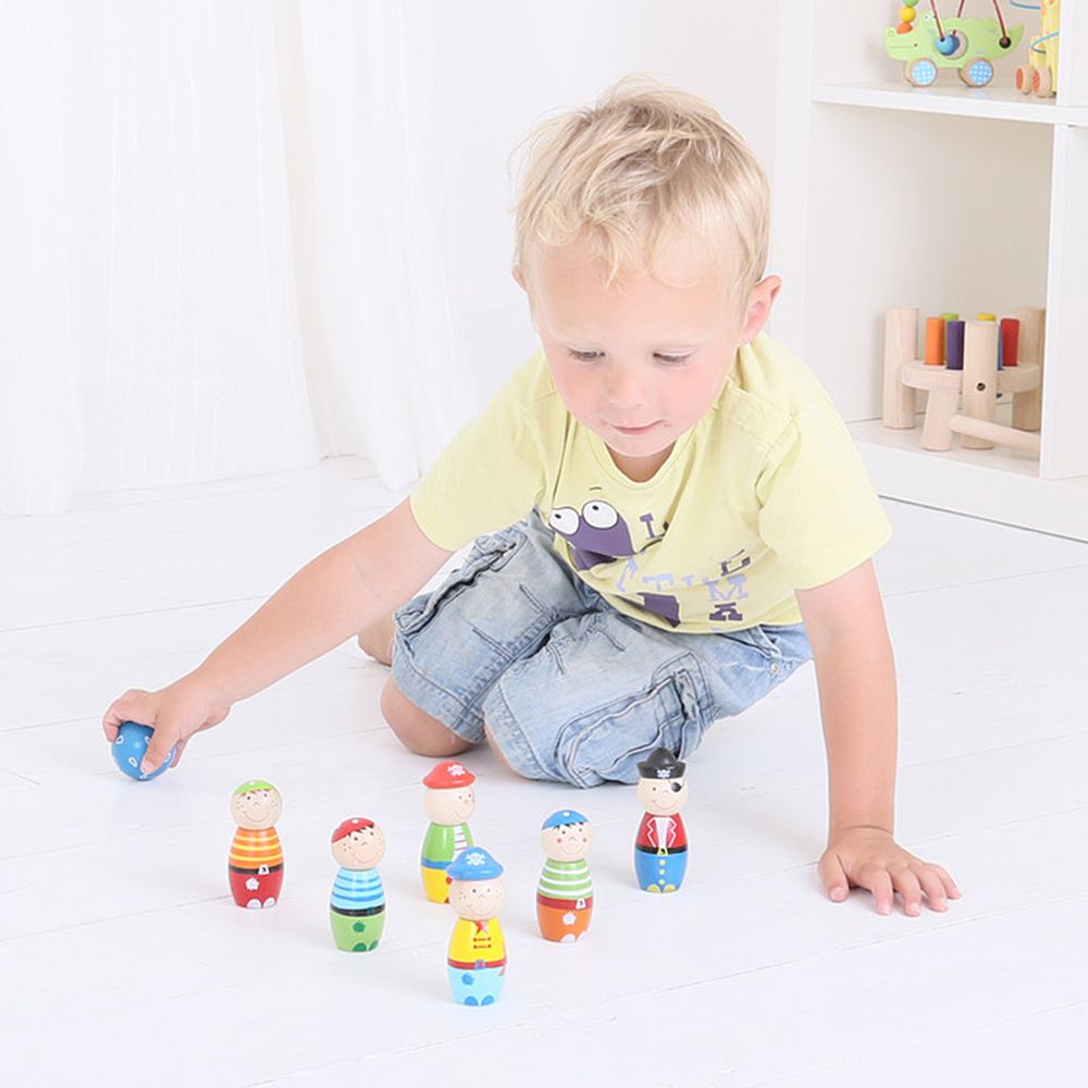 Дървен мини боулинг, Пирати