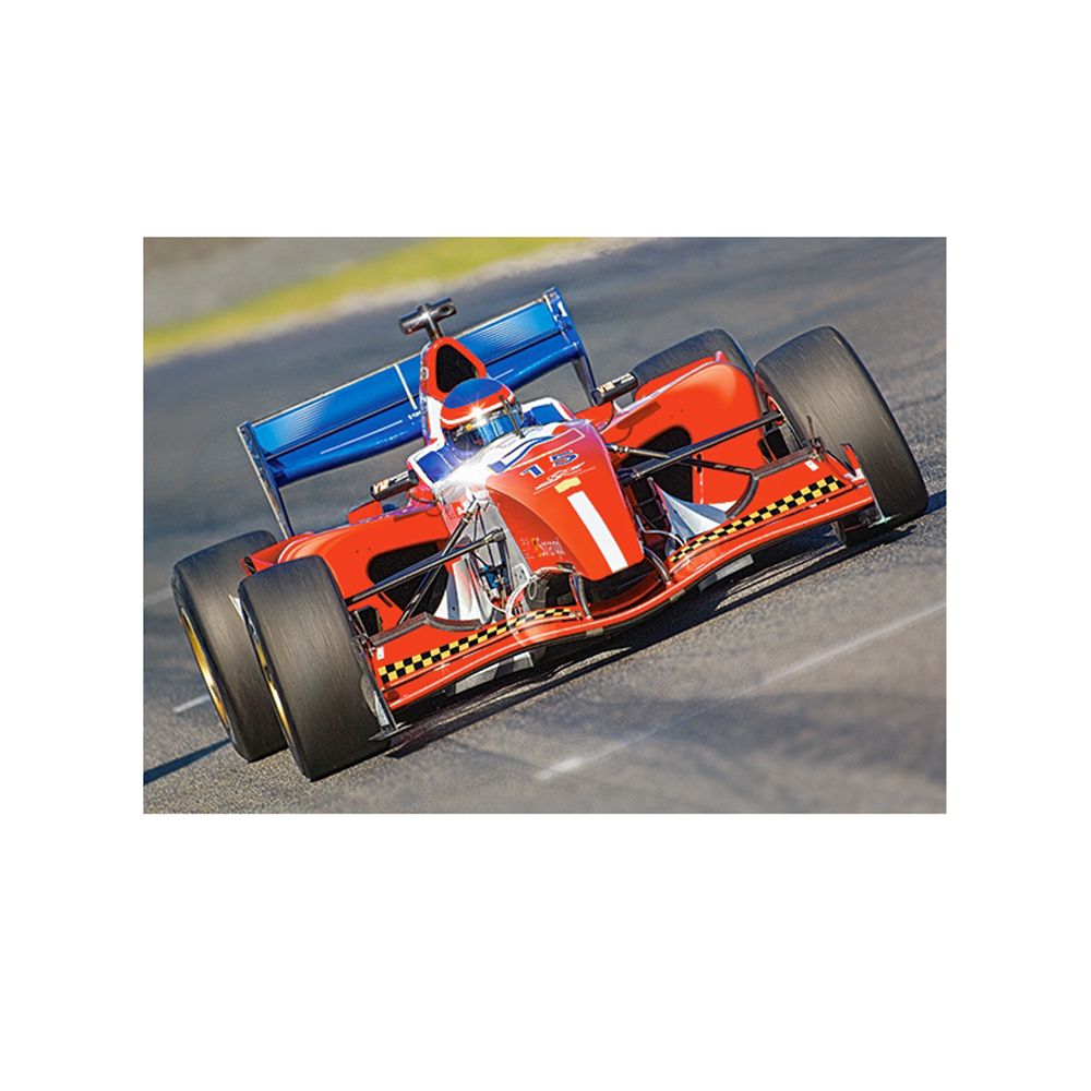 Състезателна кола, пъзел 120 части