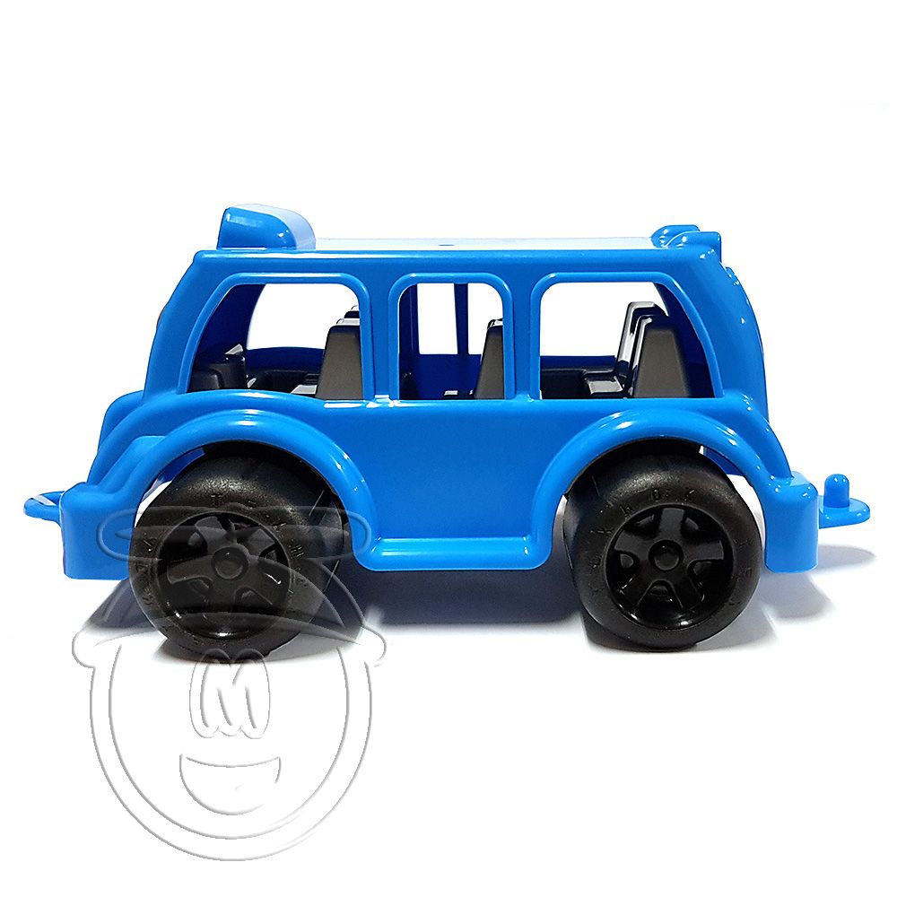 Пластмасов автобус, син