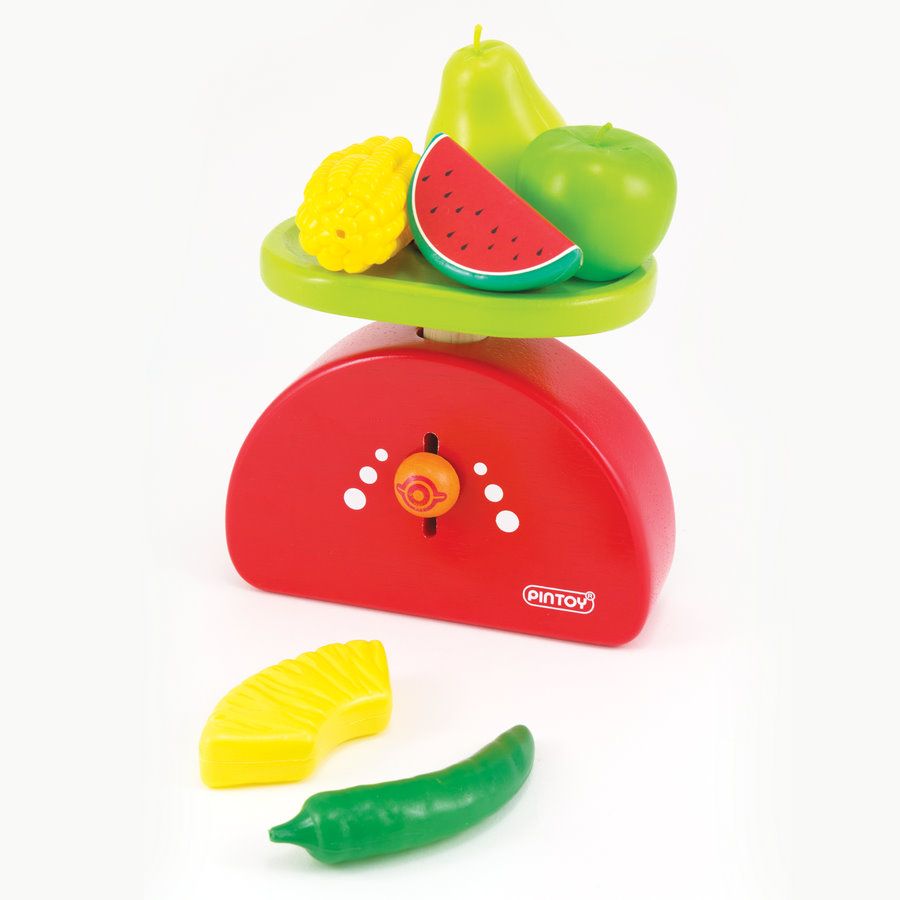 Детско дървено кантарче