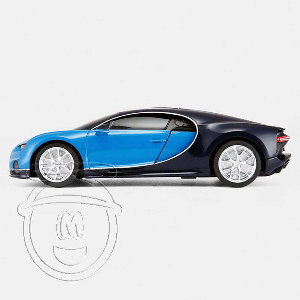 Кола с радио контрол, Bugatti Chiron 1:14, синя