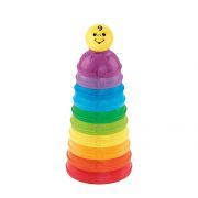 Пирамида от цветни чашки