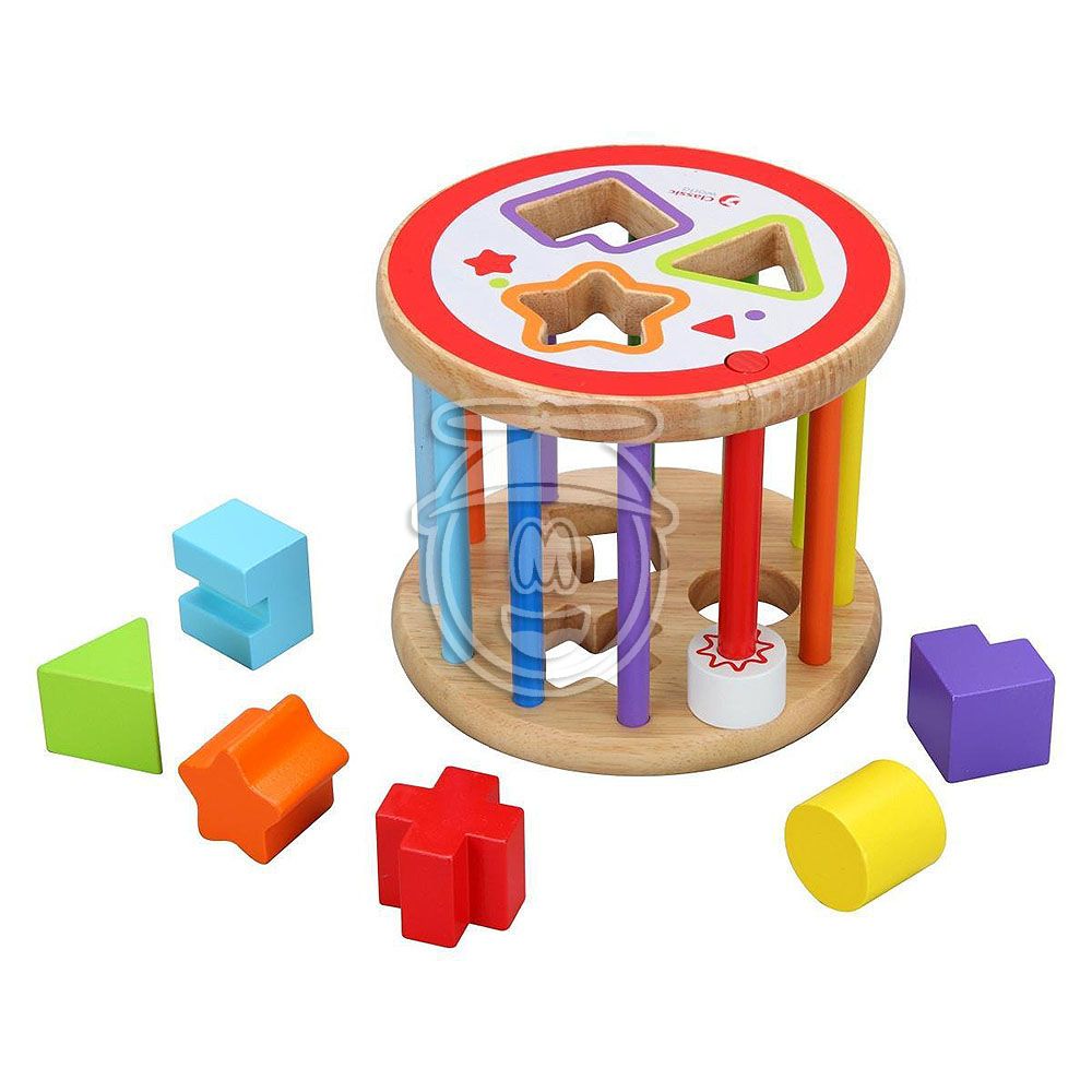 Дървен сортер - колело