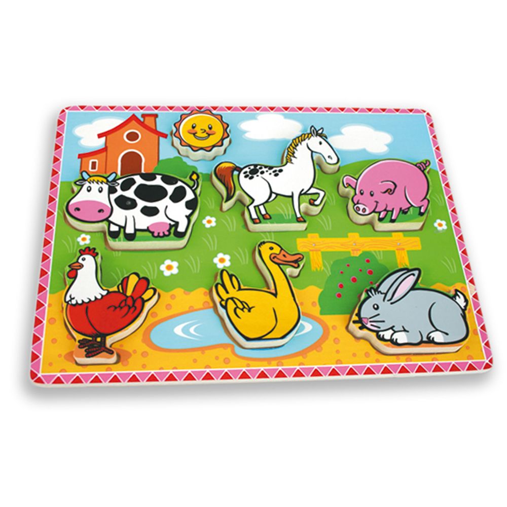 Andreu toys, Моят първи пъзел, Животните във фермата