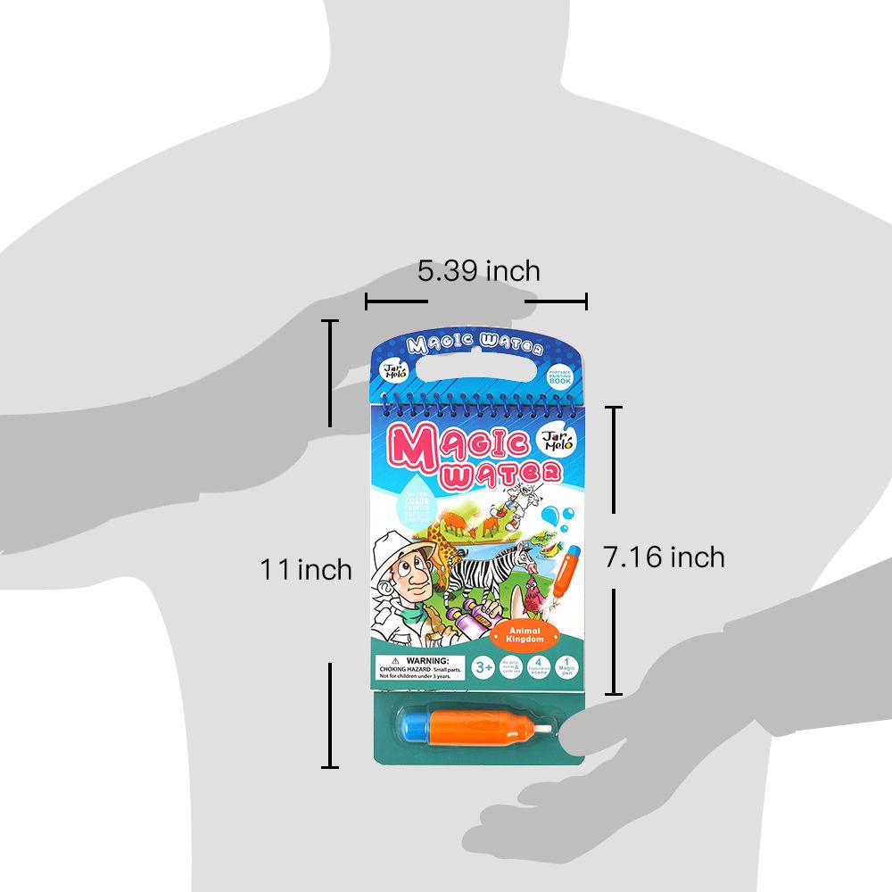 Книжка за рисуване с вода, Животинско царство