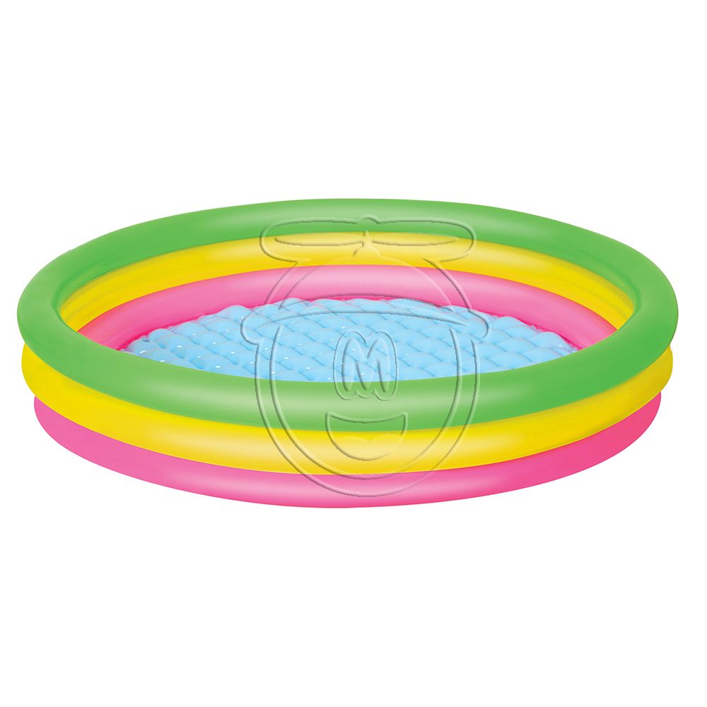 Bestway, Надуваем басейн на 3 нива, разноцветен