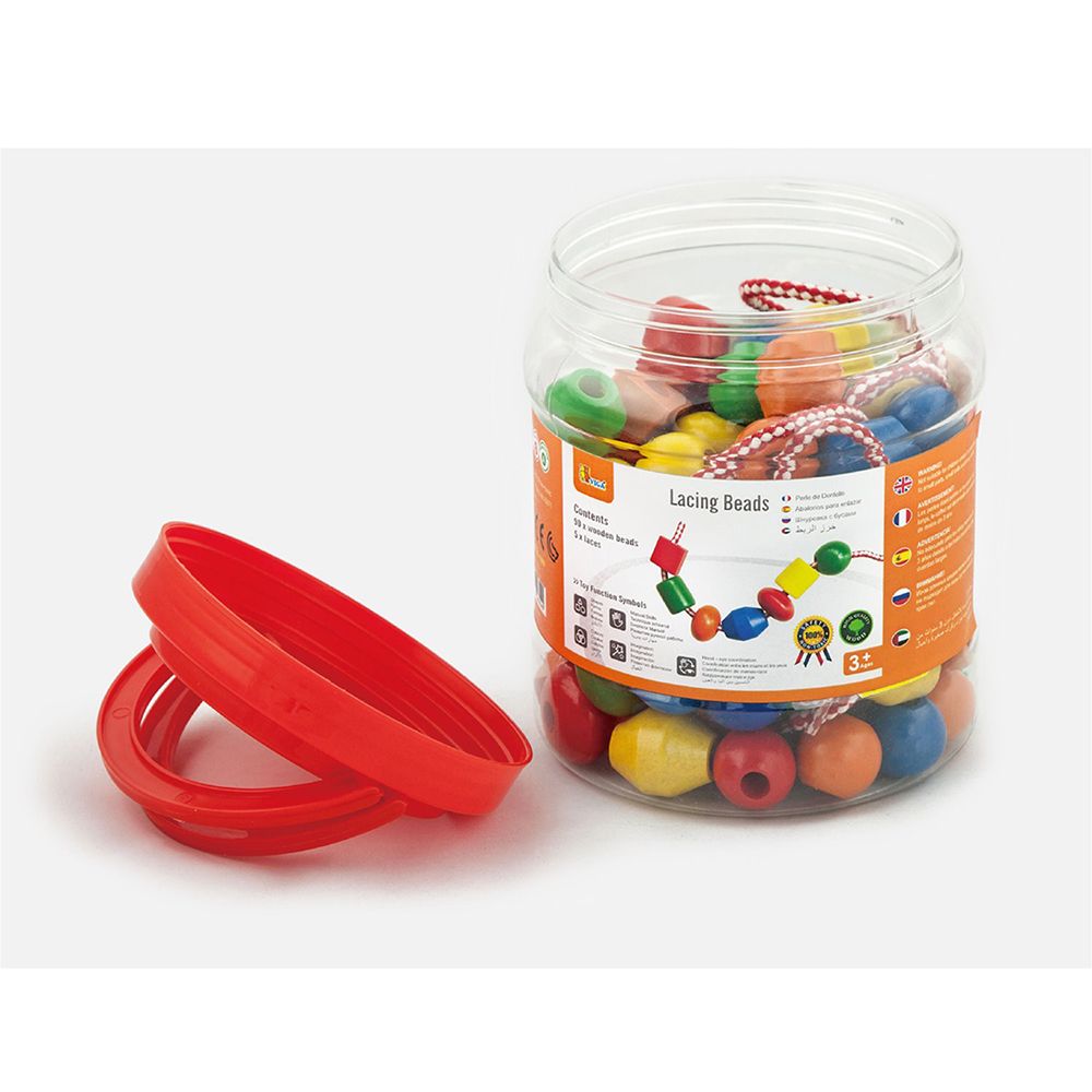 Дървени фигури за нанизване с едри елементи