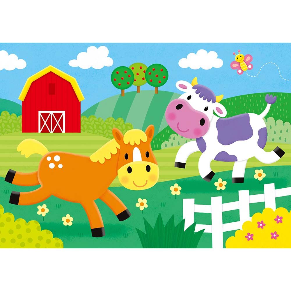 4 пъзела в кутия за най-малките, Животни