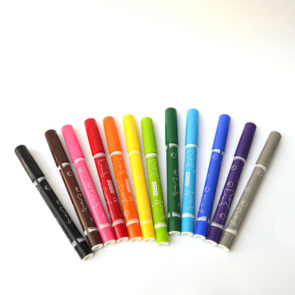 Флумастери Джъмбо, 12 броя