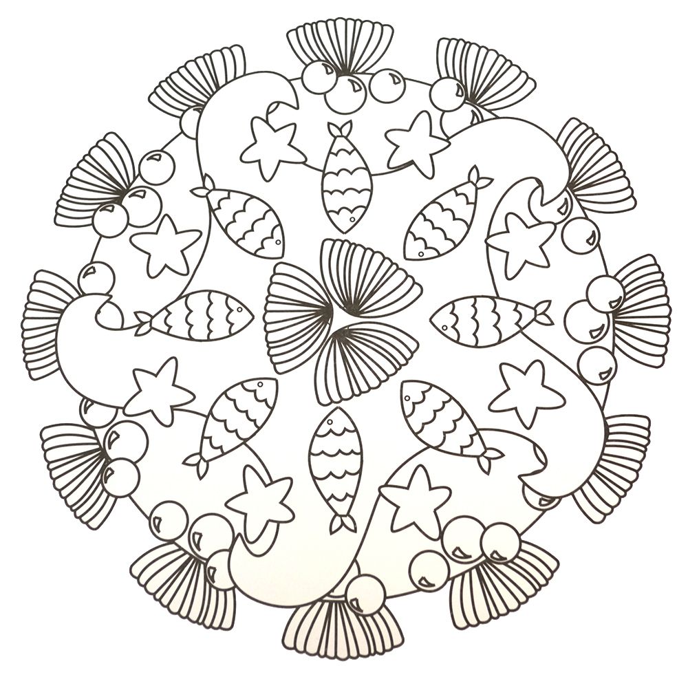 Книжка за оцветяване, Мандали